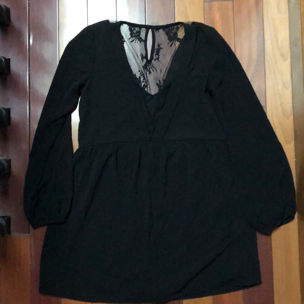 Back lace jumpsuit/dress